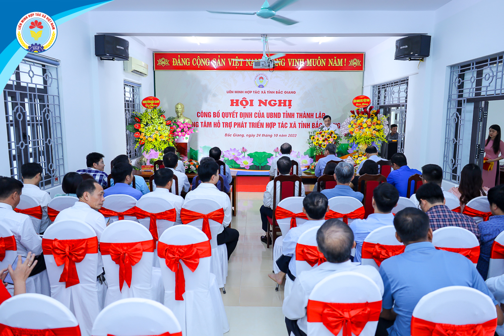 Thành lập Trung tâm Hỗ trợ phát triển Hợp tác xã tỉnh Bắc Giang