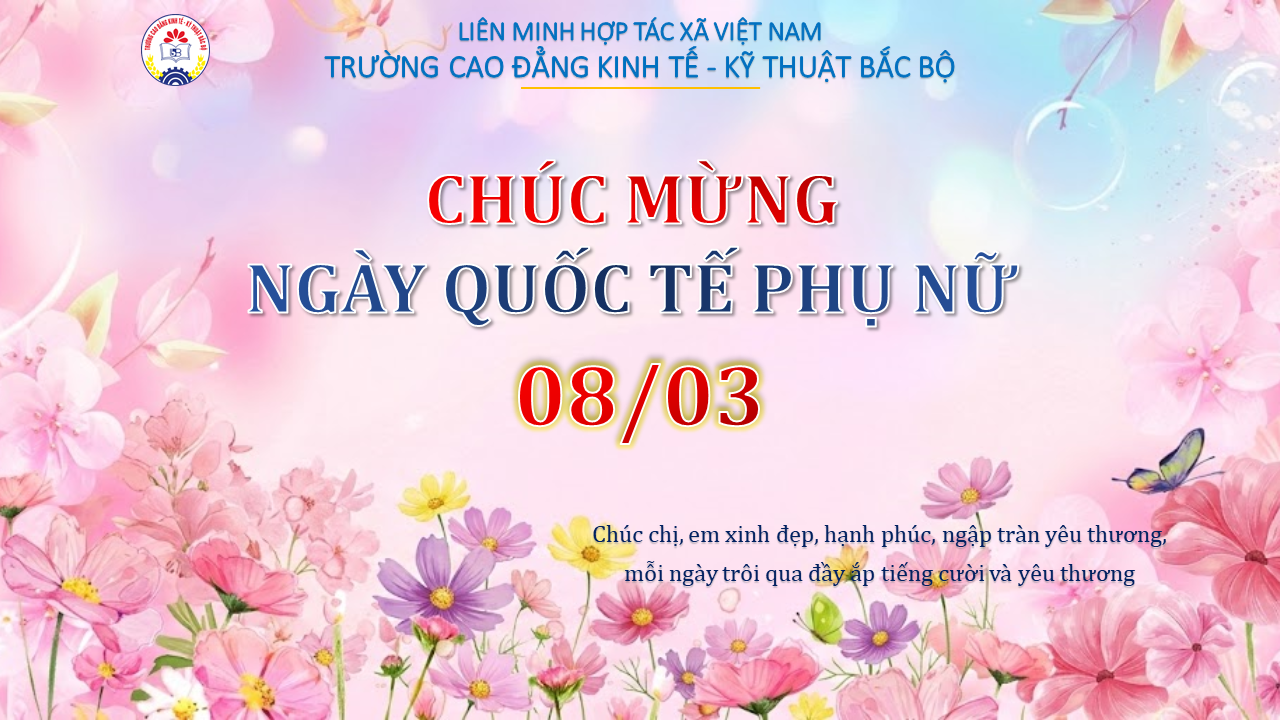 Chúc mừng Ngày Quốc tế phụ nữ 08/3/2026