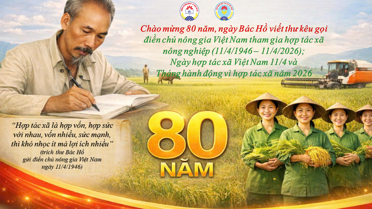 Chào mừng tháng hành động vì HTX năm 2026